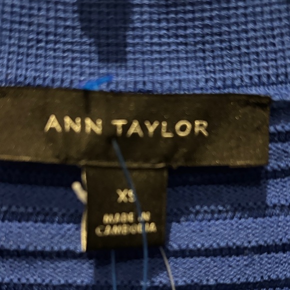 Nwt Ann Taylor Royal Blue Ribbed Cardigan - Picture 4 of 6